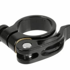 ZOOM Sattelklemme Mit Schnellspanner Alu Schwarz 31,8 Mm EN Geprüft (EN 14766)